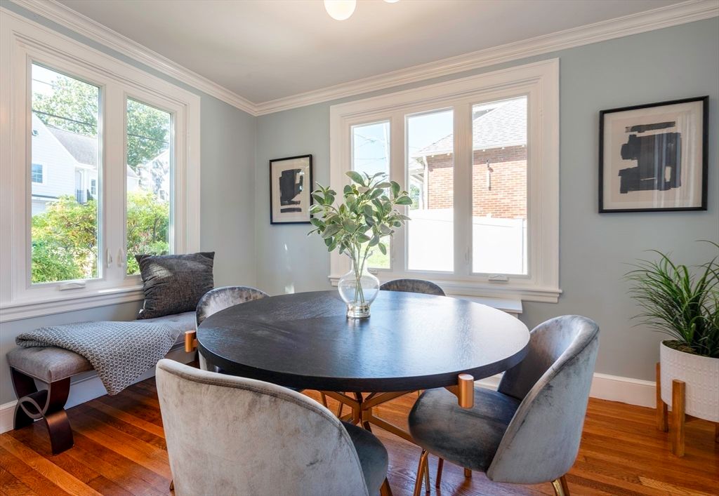 Dining room, Interior, Wood Texture Flooring