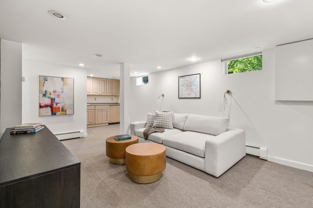 Interior, Living room, Recessed Lighting
