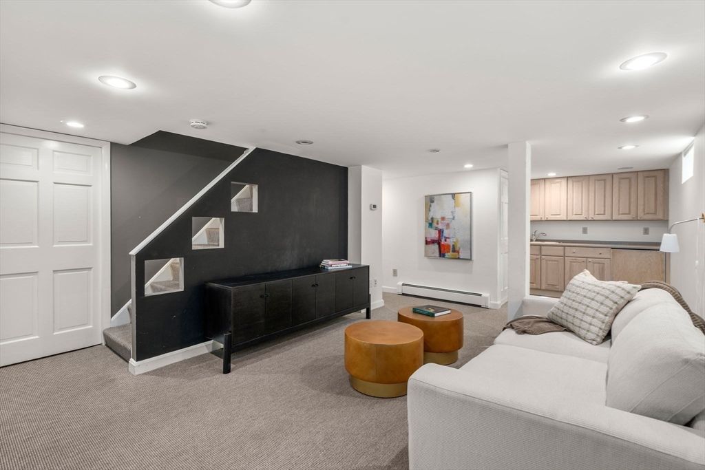 Interior, Living room, Recessed Lighting