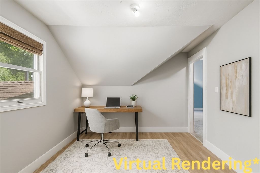 Home Office, Interior, Wood Texture Flooring