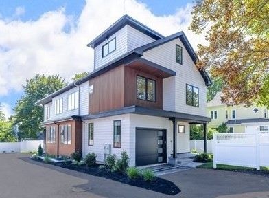 Attached, Exterior, Facade, Brick Facade, Farmhouse