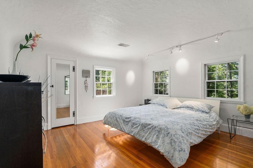 Bedroom, Interior, Wood Texture Flooring