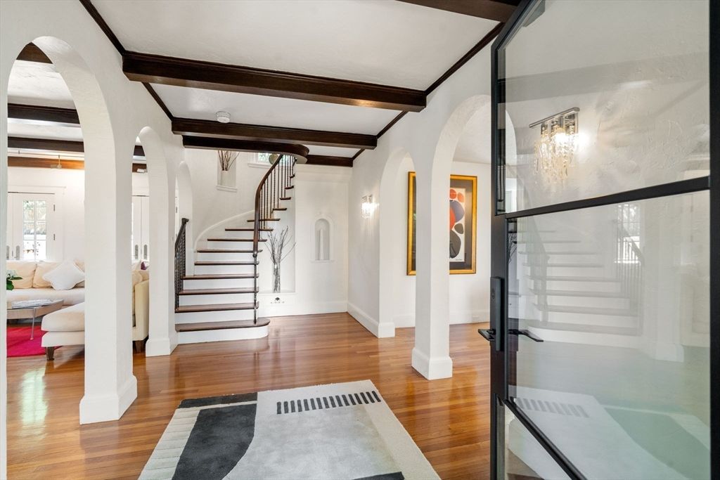 Interior, Wooden Beams, Wood Texture Flooring