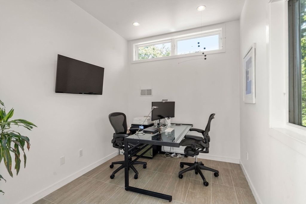 Home Office, Interior, Recessed Lighting