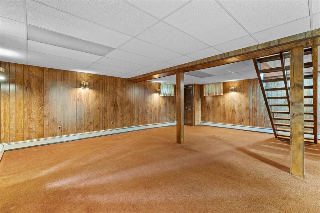 Empty room, Interior, Wooden Walls