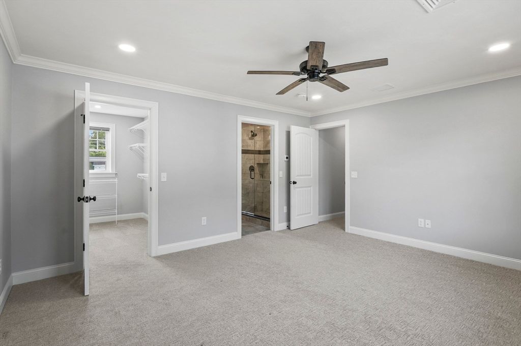 Bathroom, Empty room, Interior, Recessed Lighting