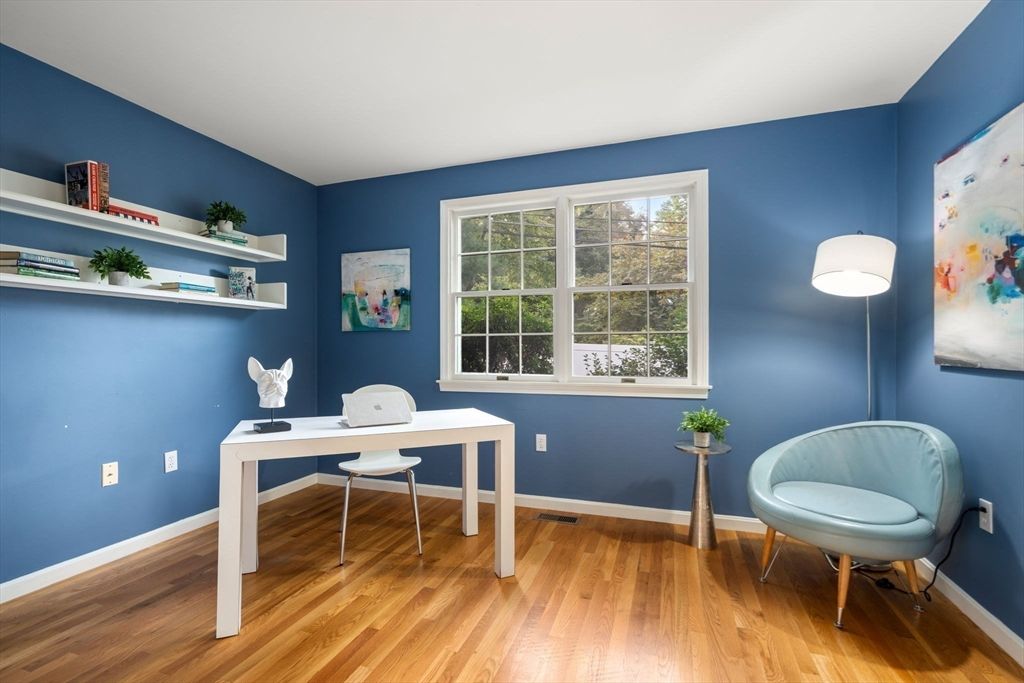 Home Office, Interior, Wood Texture Flooring