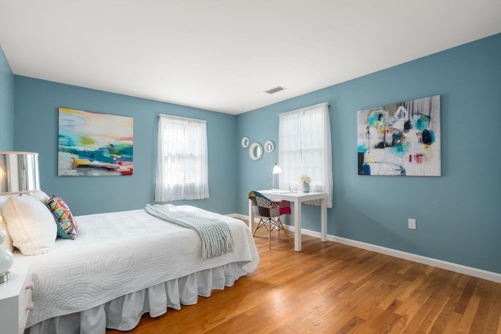 Bedroom, Home Office, Interior, Wood Texture Flooring