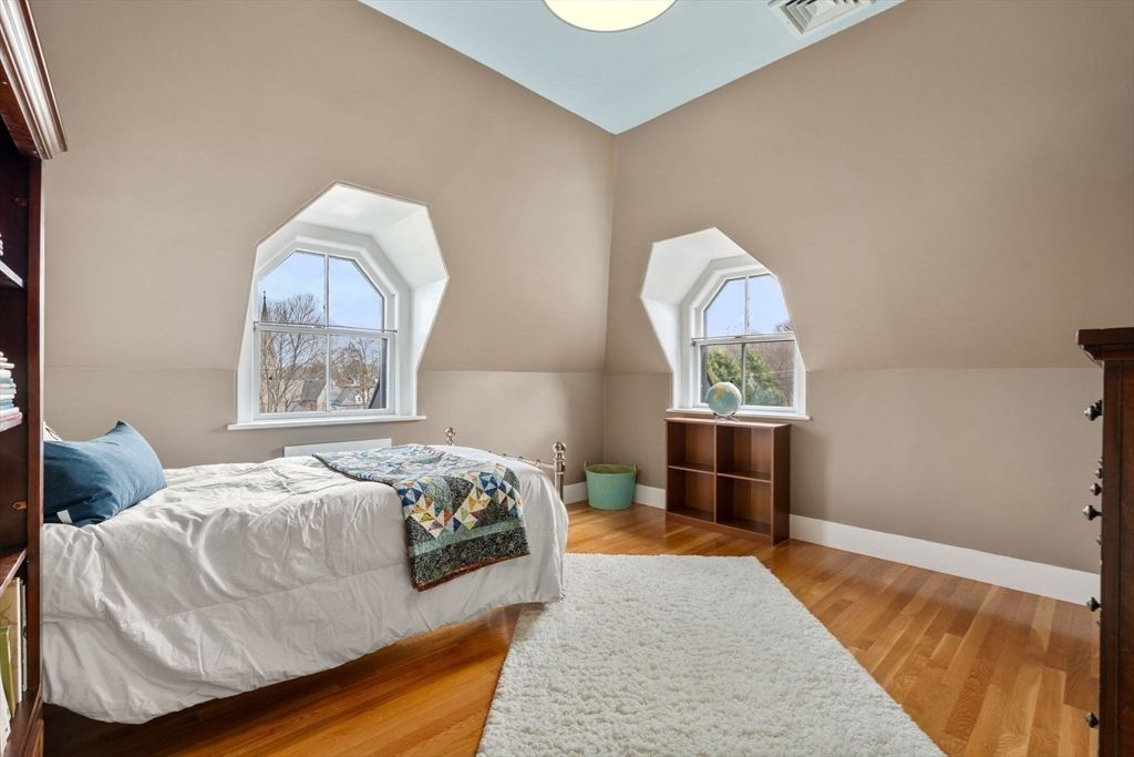 Bedroom, Interior, Wood Texture Flooring