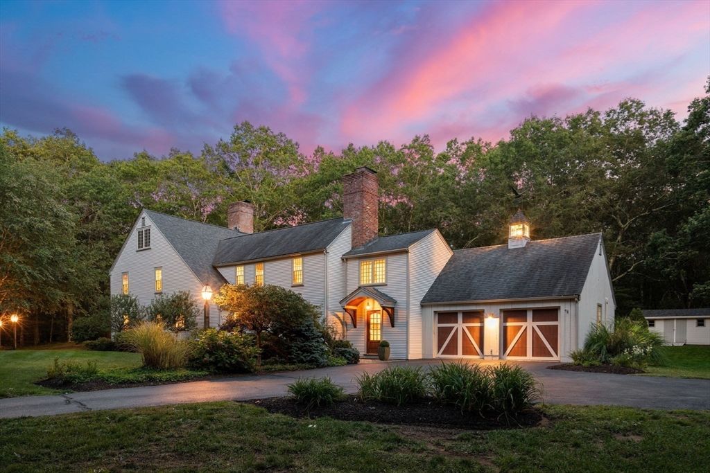 Attached, Backyard, Detached Garage, Exterior, Facade, Cape Cod