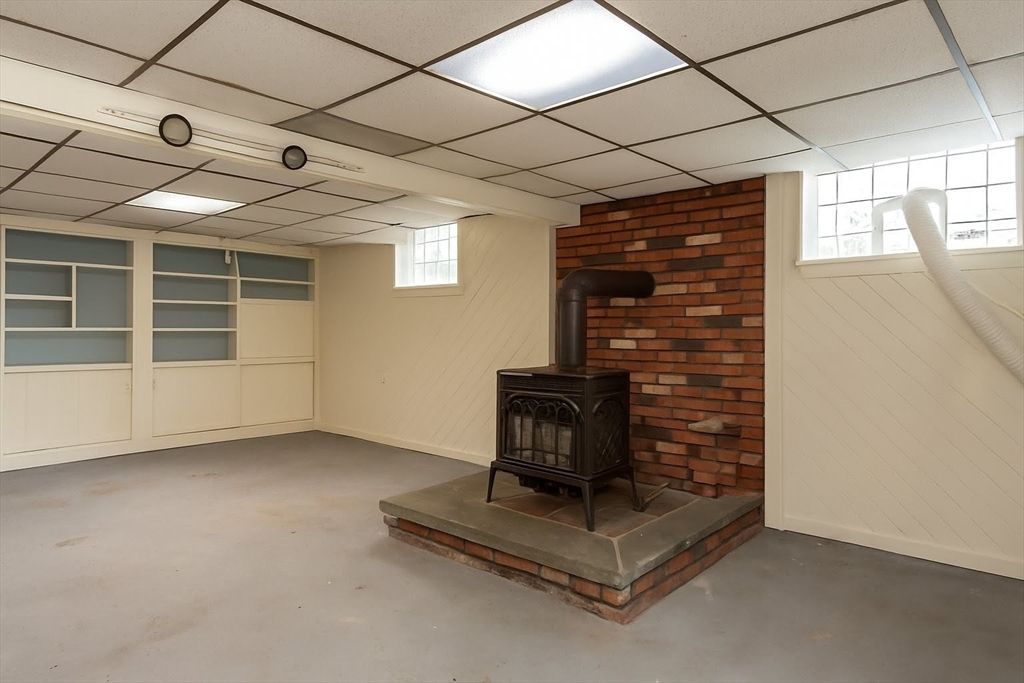 Fireplace, Interior, Stone Walls