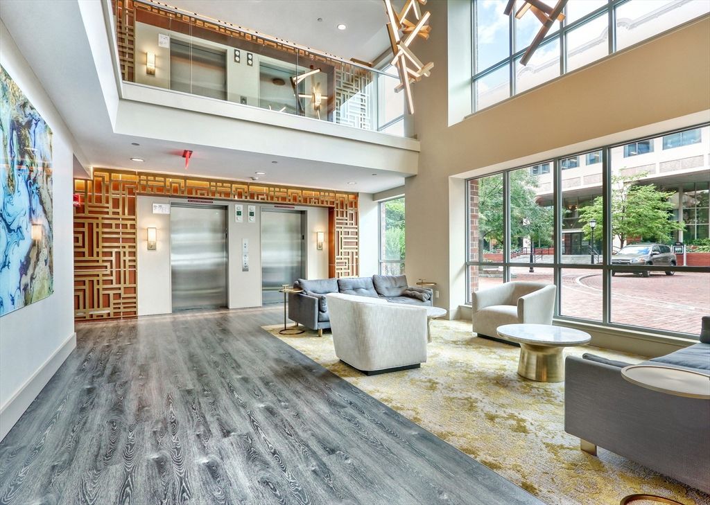 Elevator, Interior, Living room, Wood Texture Flooring