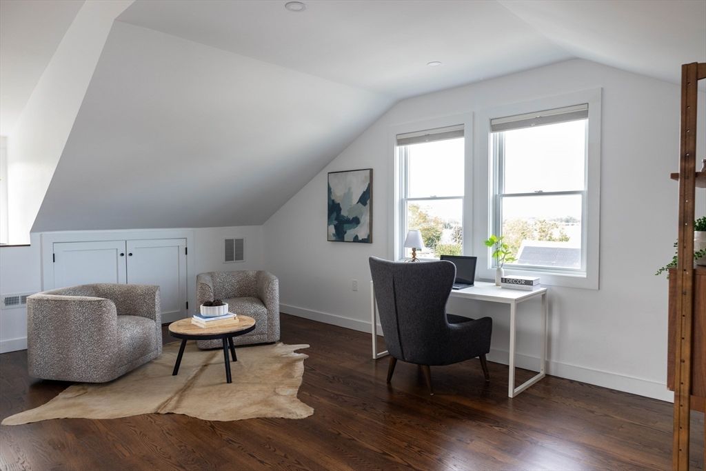Home Office, Interior, Wood Texture Flooring
