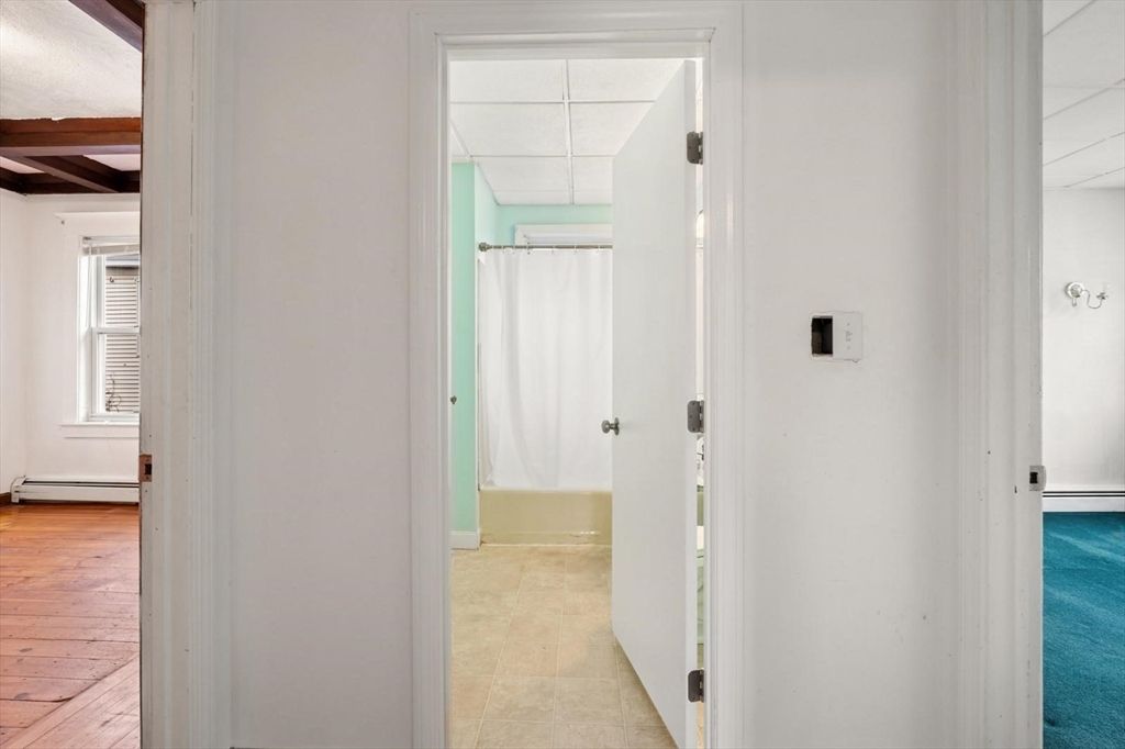 Bathroom, Interior, Wood Texture Flooring