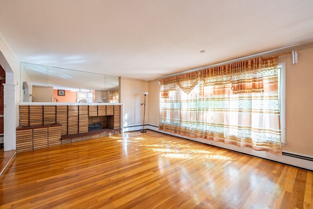 Fireplace, Interior, Wood Texture Flooring