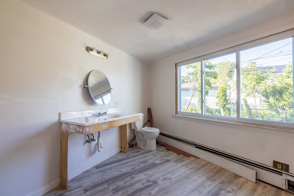 Bathroom, Interior, Wood Texture Flooring