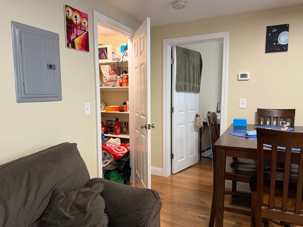 Dining room, Interior, Wood Texture Flooring