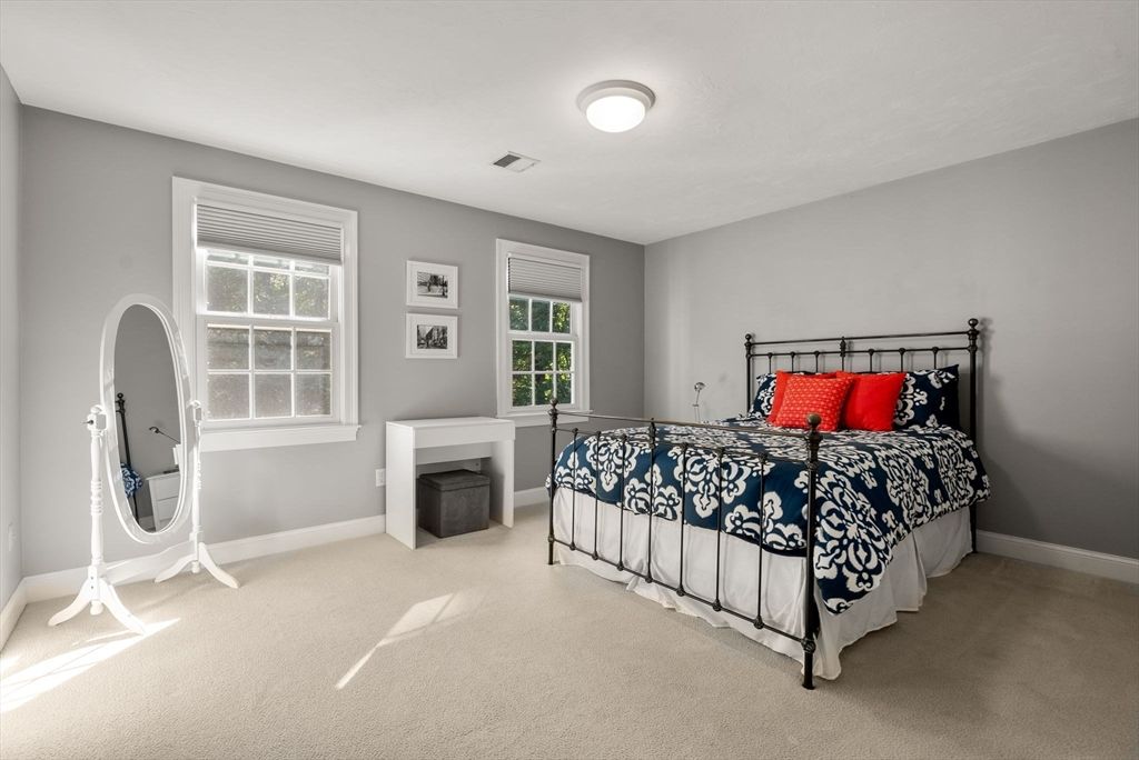 Bedroom, Fireplace, Interior