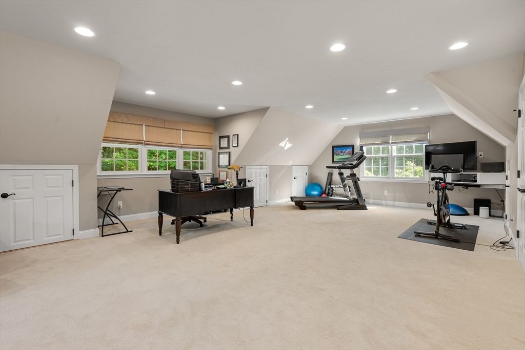Fitness Equipment, Home Office, Interior, Recessed Lighting