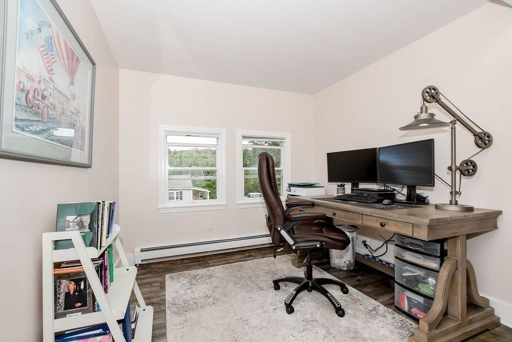 Home Office, Interior, Wood Texture Flooring