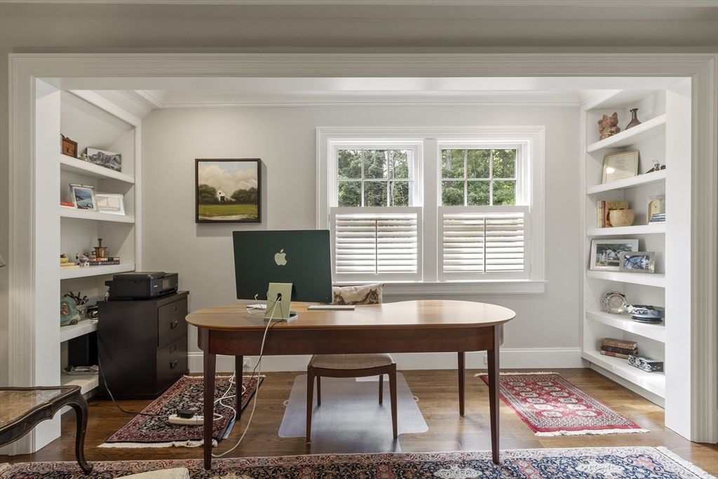 Home Office, Interior, Wood Texture Flooring