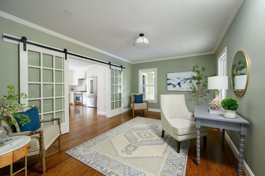 Home Office, Interior, Kitchen, Stainless Steel Appliances, Wood Texture Flooring