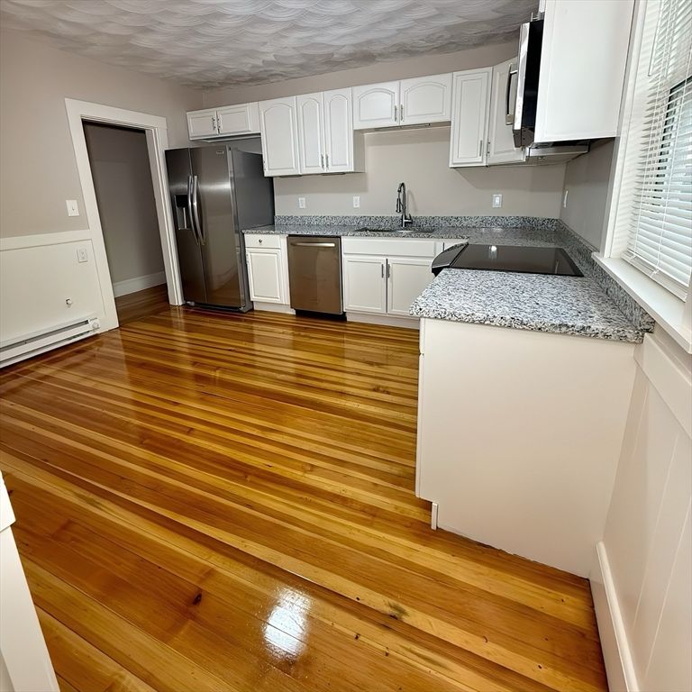 Interior, Kitchen, Wood Texture Flooring