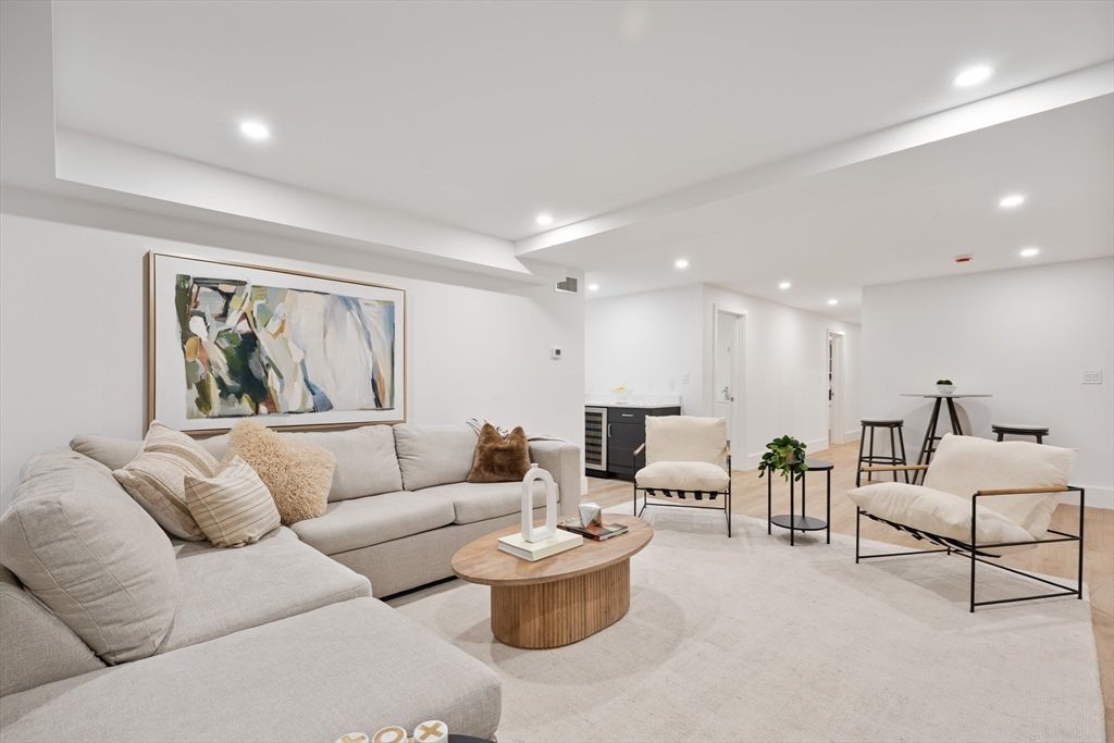 Interior, Living room, Recessed Lighting