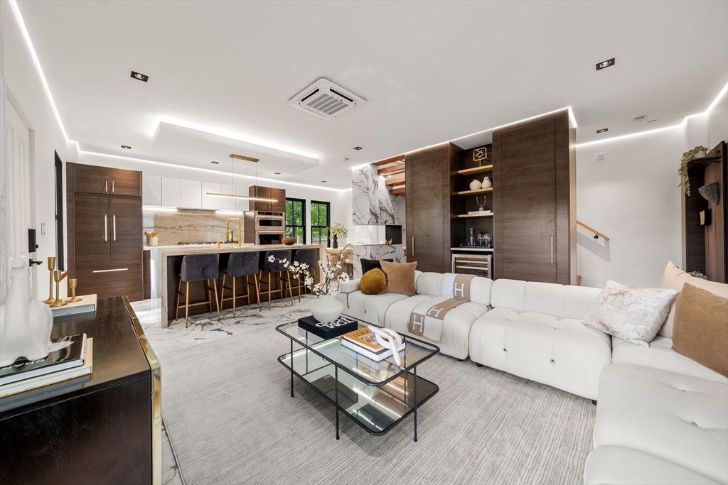 Interior, Kitchen, Living room, Pendant Lights, Recessed Lighting