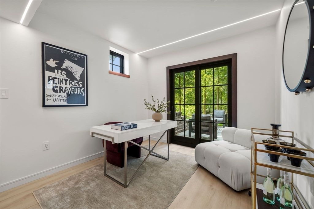Home Office, Interior, Wood Texture Flooring