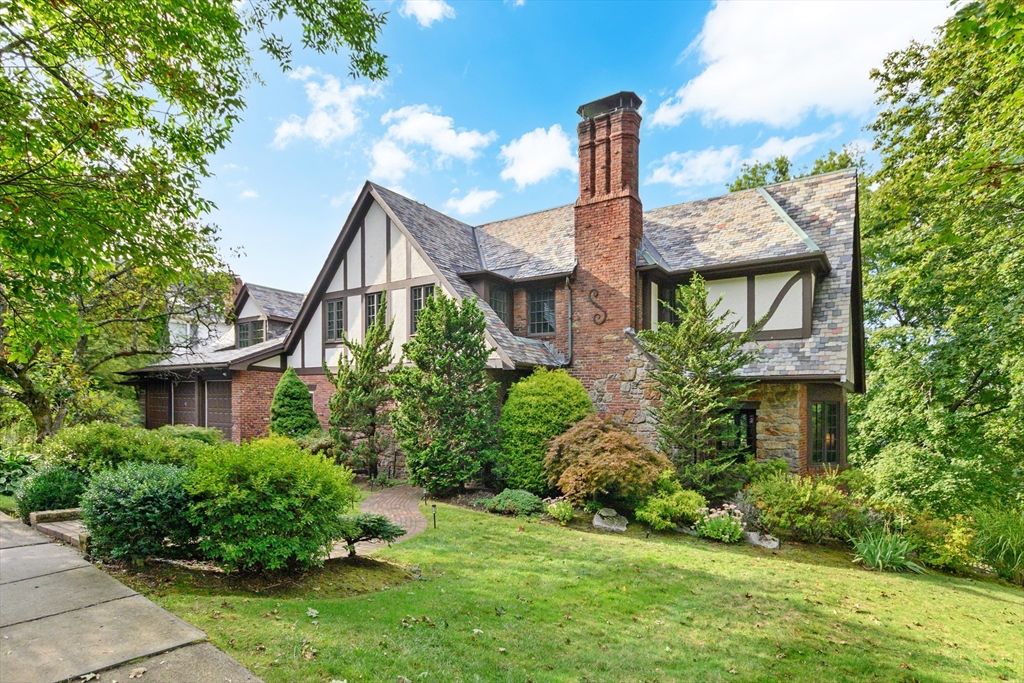 Backyard, Exterior, Facade, Brick Facade, Tudor Revival