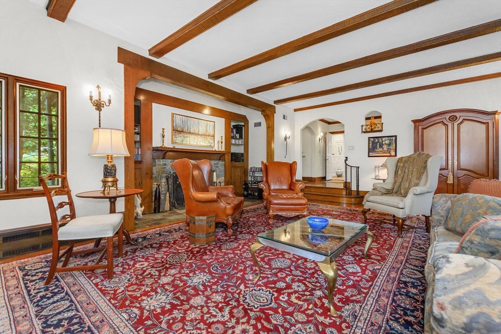 Interior, Living room, Wooden Beams, Wood Texture Flooring