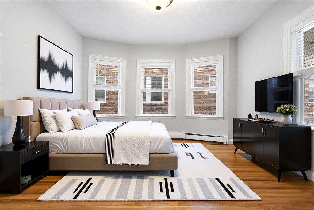 Bedroom, Interior, Wood Texture Flooring
