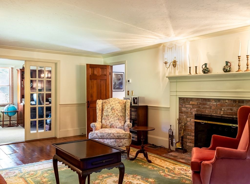 Fireplace, Interior, Living room, Wood Texture Flooring