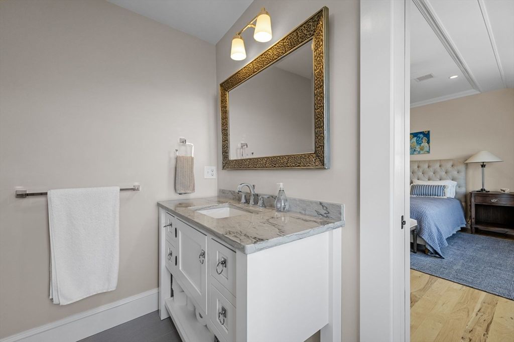 Bathroom, Bedroom, Interior, Recessed Lighting, Wood Texture Flooring