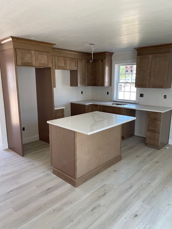 Interior, Kitchen, Wood Texture Flooring
