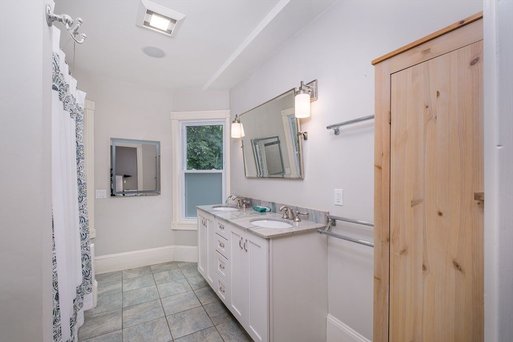 Bathroom, Dual Sink Vanities, Interior, Tile Countertops
