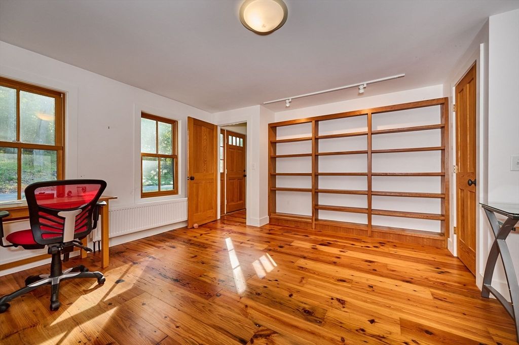 Home Office, Interior, Wood Texture Flooring