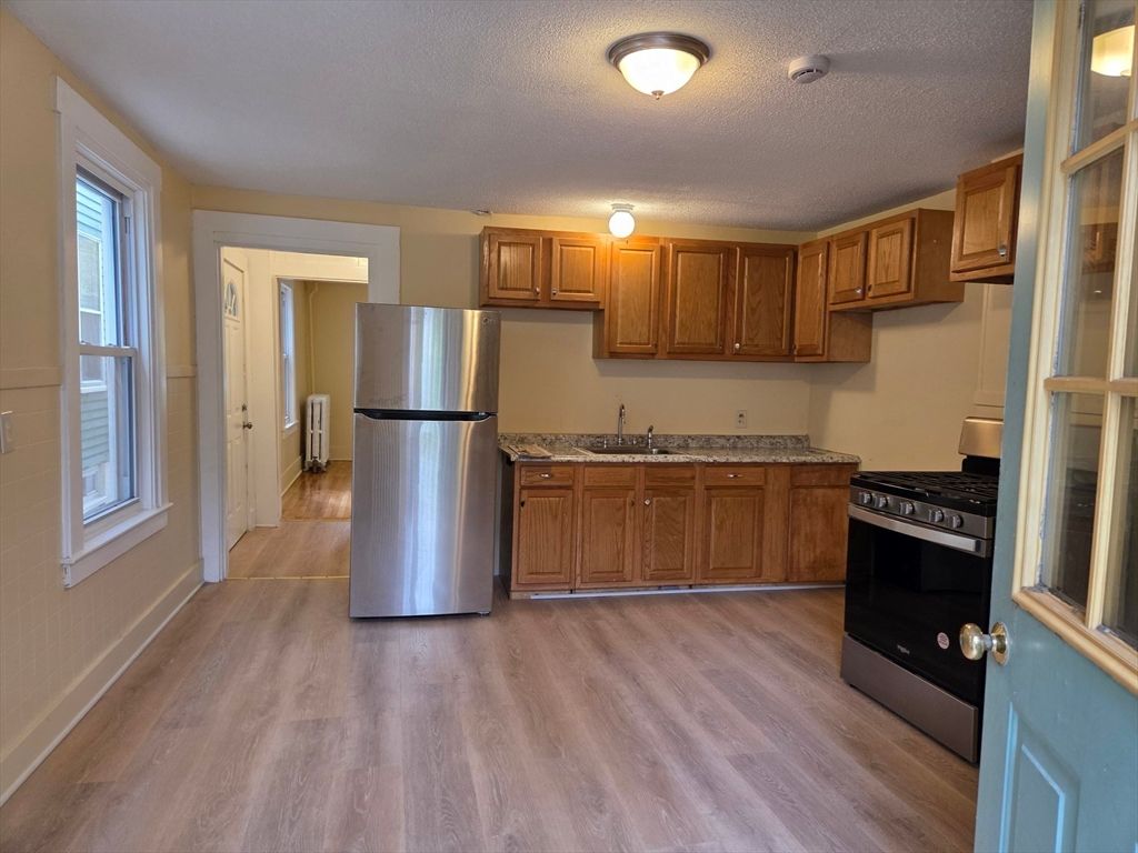 Interior, Kitchen, Wood Texture Flooring