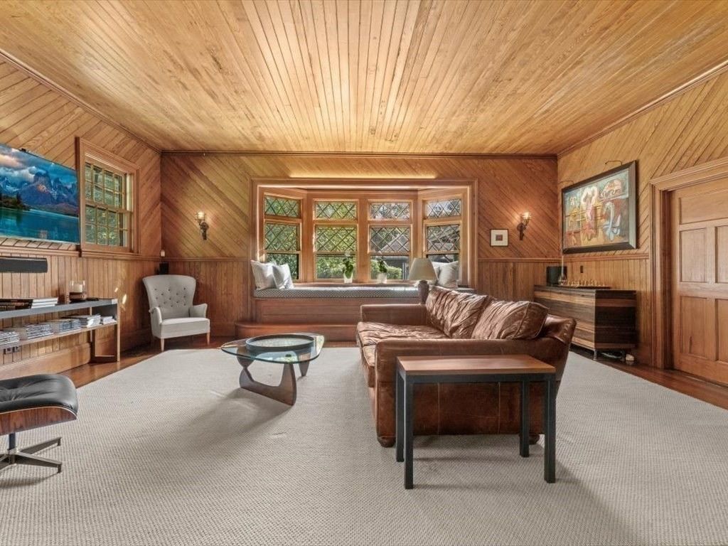 Interior, Living room, Wooden Ceilings, Wooden Walls