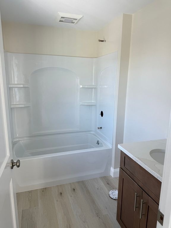 Bathroom, Interior, Wood Texture Flooring
