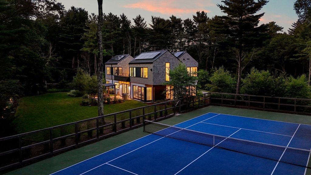 Exterior, Solar Panels, Tennis Courts