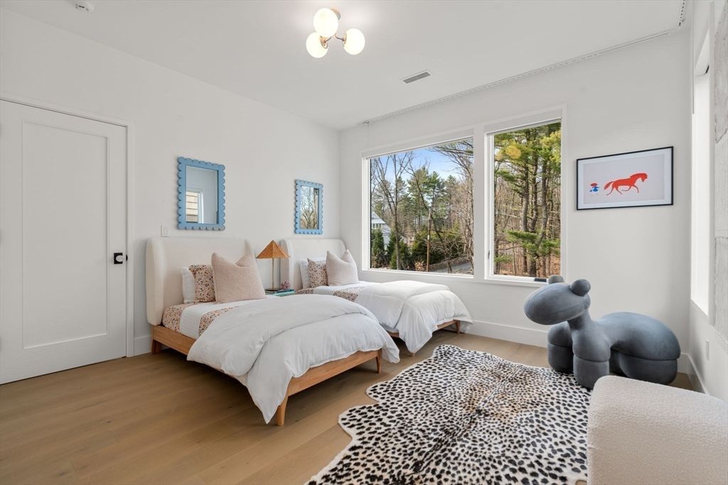 Bedroom, Interior, Wood Texture Flooring
