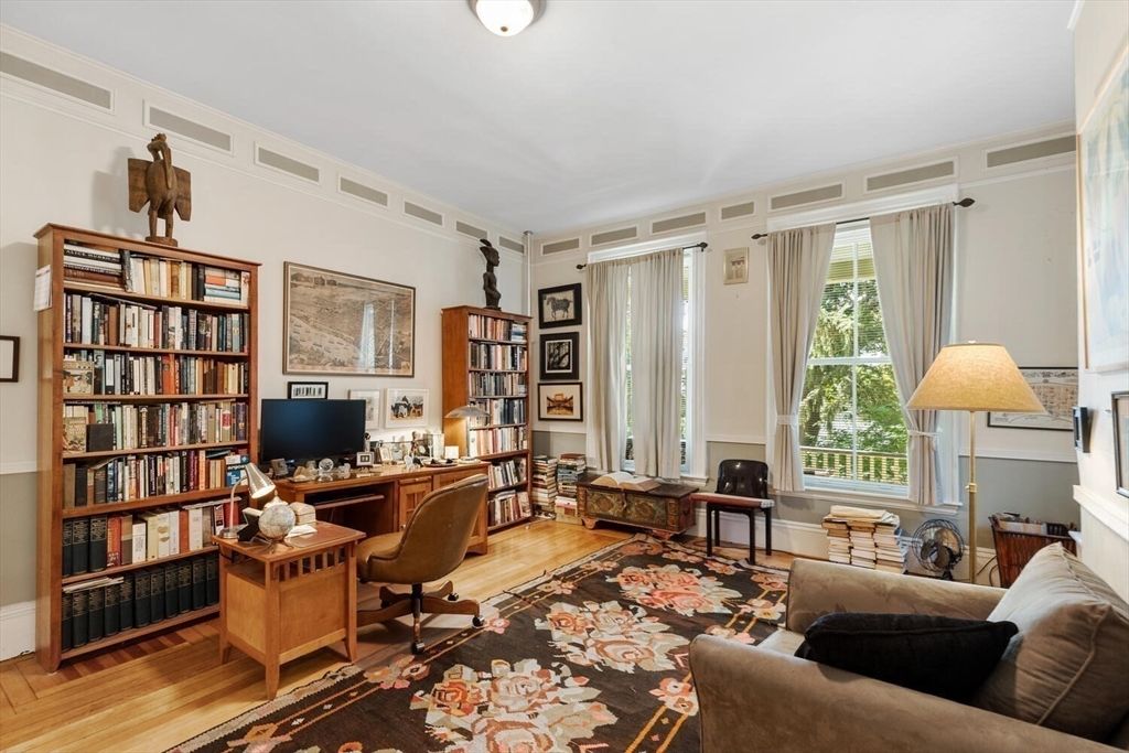 Home Office, Interior, Wood Texture Flooring