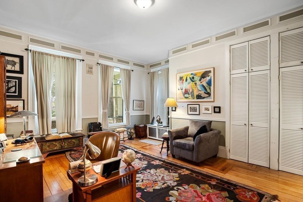 Home Office, Interior, Wood Texture Flooring