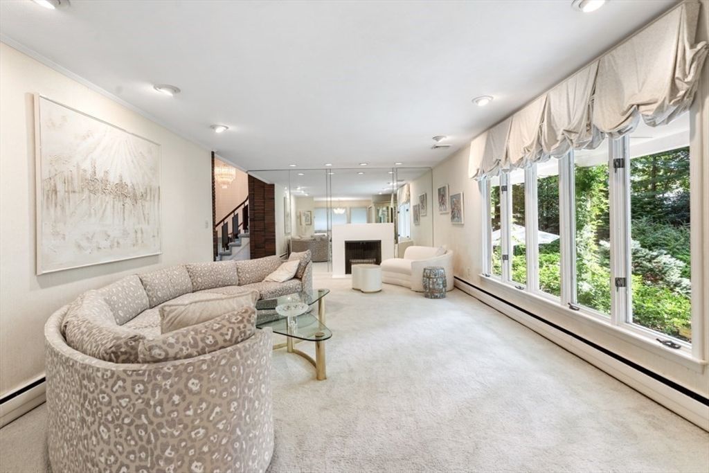 Fireplace, Interior, Living room, Recessed Lighting