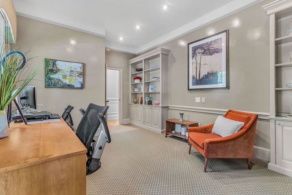 Home Office, Interior, Recessed Lighting