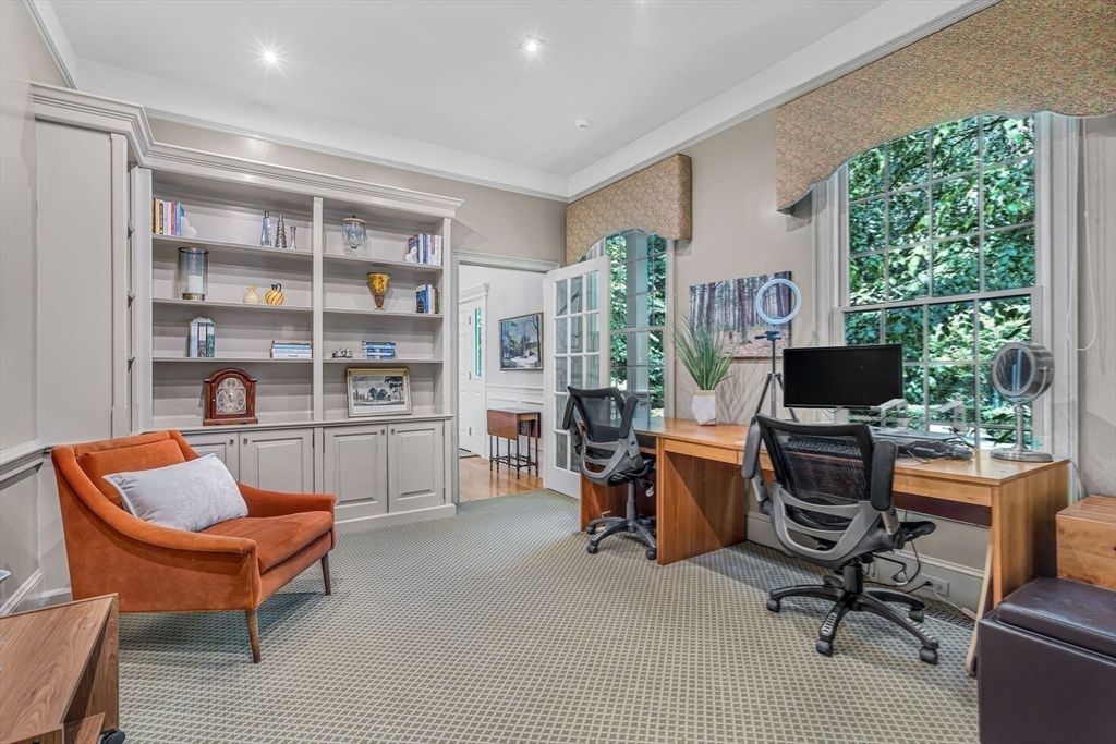 Home Office, Interior, Recessed Lighting