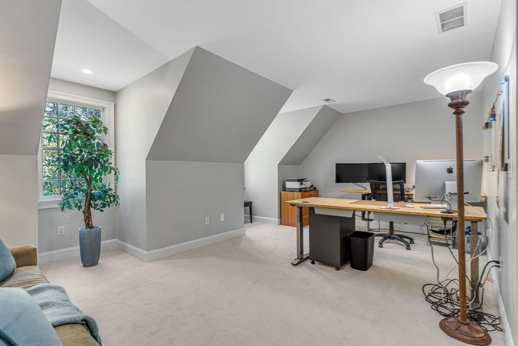Home Office, Interior, Recessed Lighting