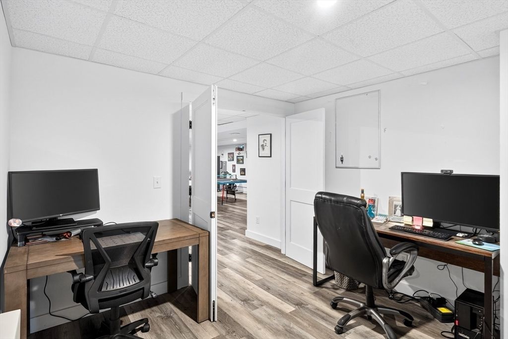 Home Office, Interior, Wood Texture Flooring